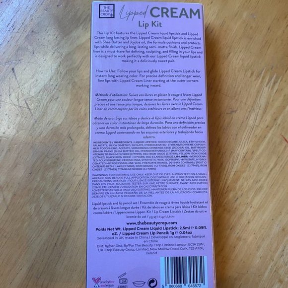 THE BEAUTY CROP Lipped Cream Lip Kit 5/$25 - Picture 2 of 2